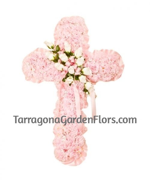 Cruz Funeraria Rosa